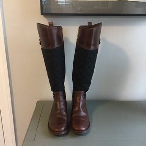 Tory Burch Quilted Leather Boot size 5.5M